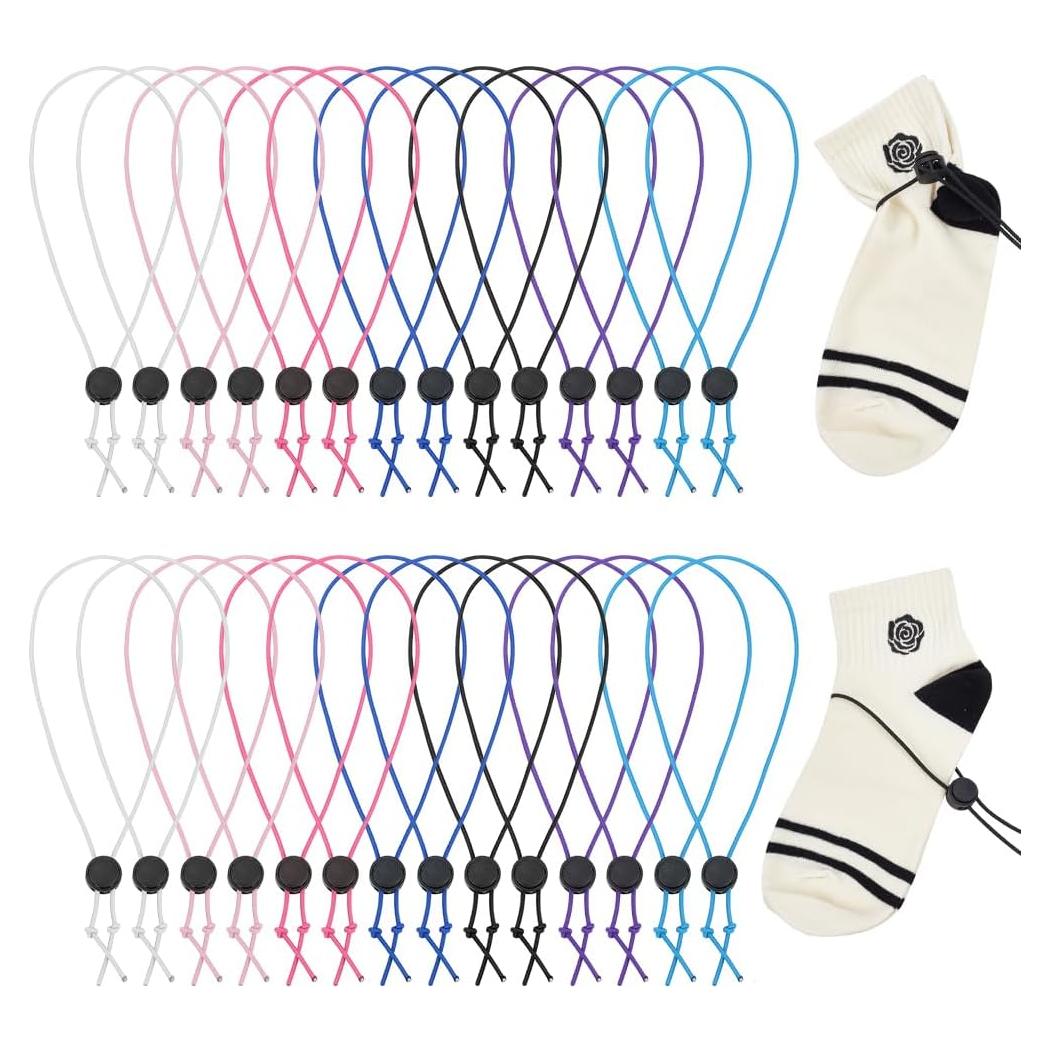 Clips para Calcetines de Lavandería NBEADS 42 Pcs 7 Colores
