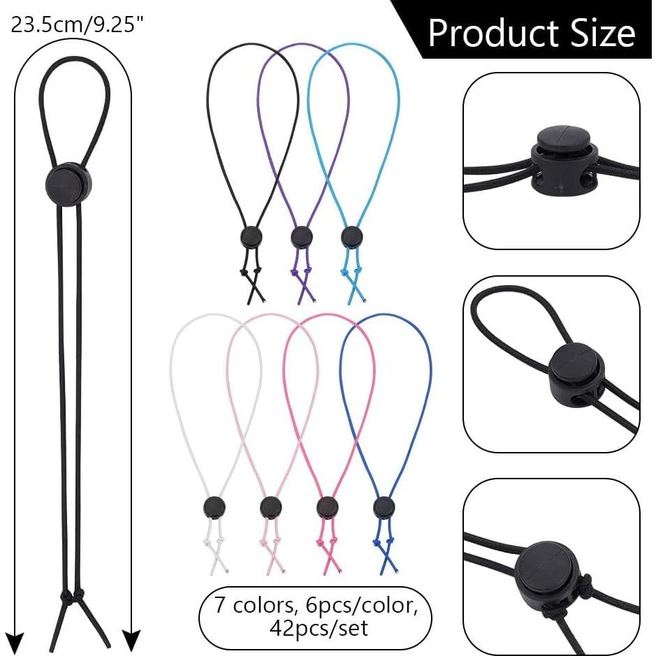 Clips para Calcetines de Lavandería NBEADS 42 Pcs 7 Colores