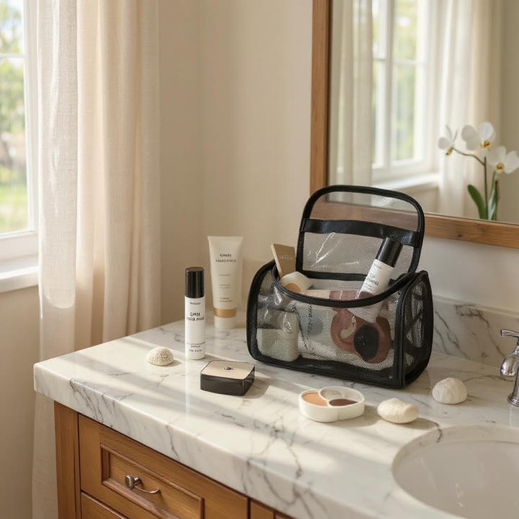 Bolsa de Malla Nylon Transparente Beyond Shadow 22.86x15.24cm