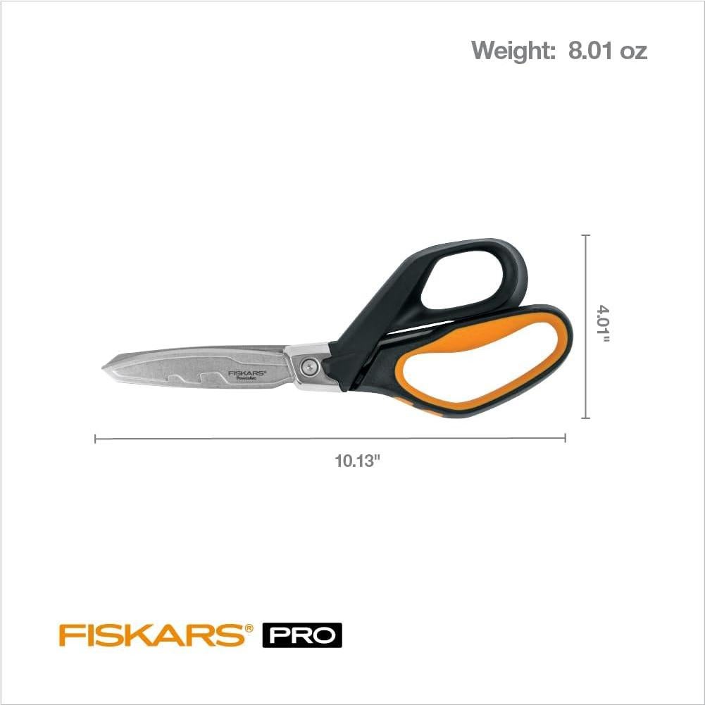 Tijeras Fiskars Pro PowerArc 25.4 cm Acero Inoxidable Naranja/Negro