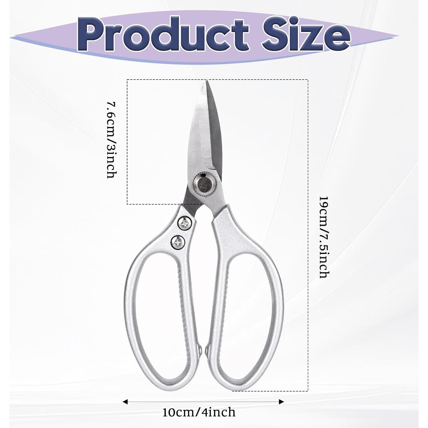 Tijeras de Uso Pesado Ptwola Acero Inoxidable 19x9cm