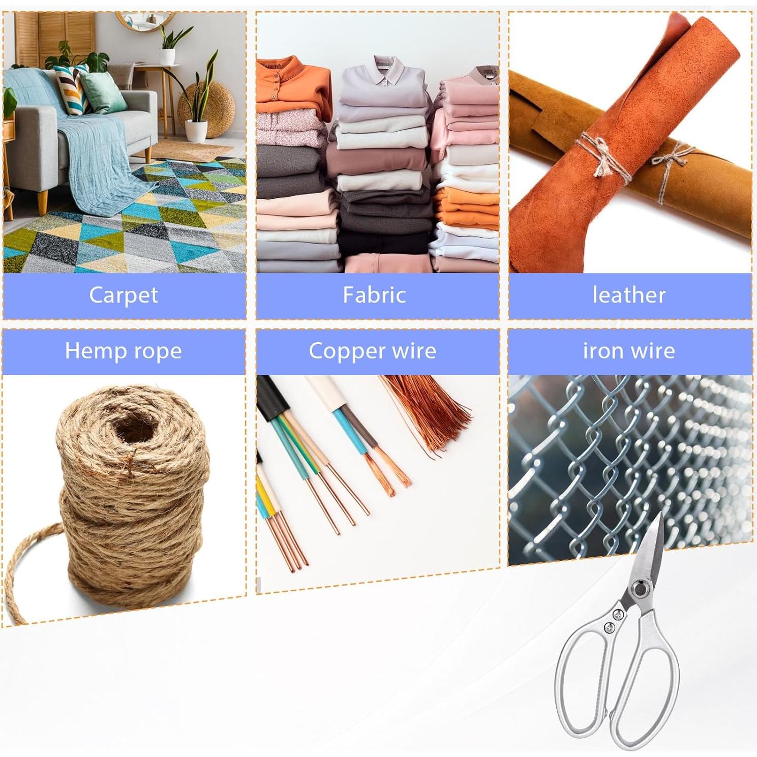 Tijeras de Uso Pesado Ptwola Acero Inoxidable 19x9cm