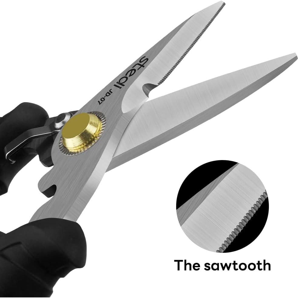 Tijeras multipropósito Stedi 18.29 cm acero inoxidable antideslizante