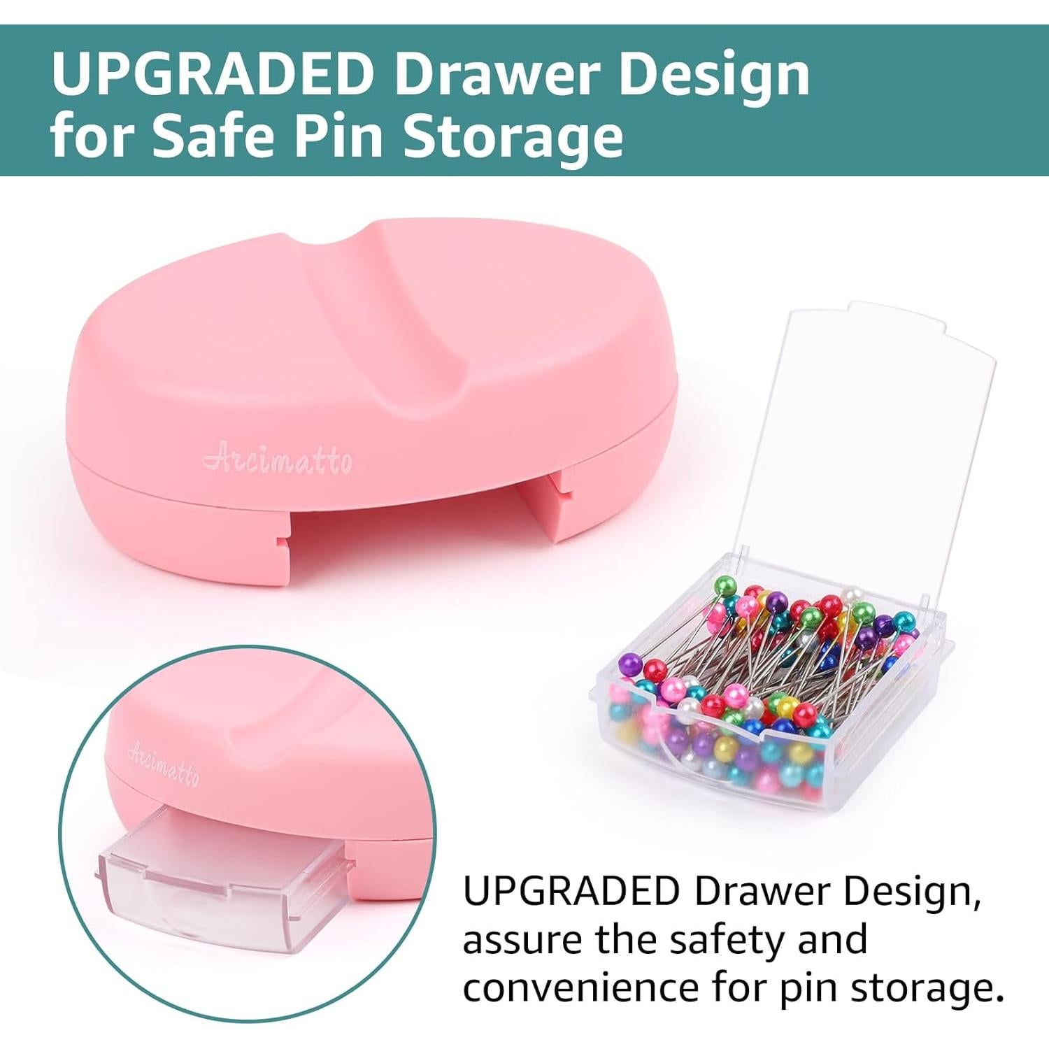 Soporte Magnético para Alfileres Arcimatto con 100 Alfileres