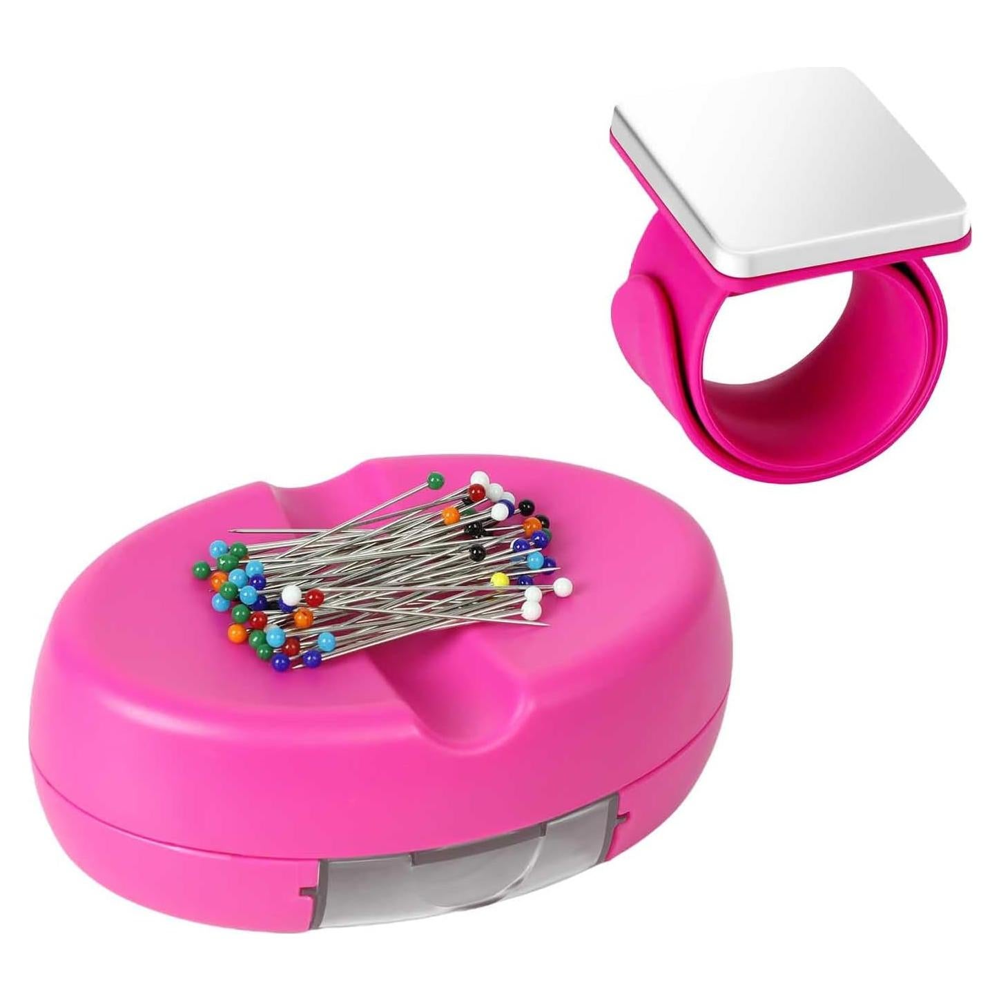 Cojín Magnético para Alfileres Hilltian - Rosa, 2 Piezas