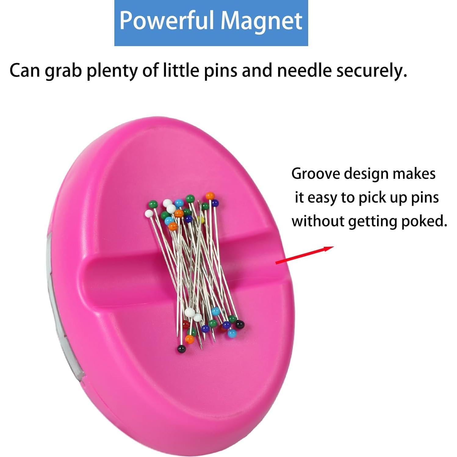 Cojín Magnético para Alfileres Hilltian - Rosa, 2 Piezas