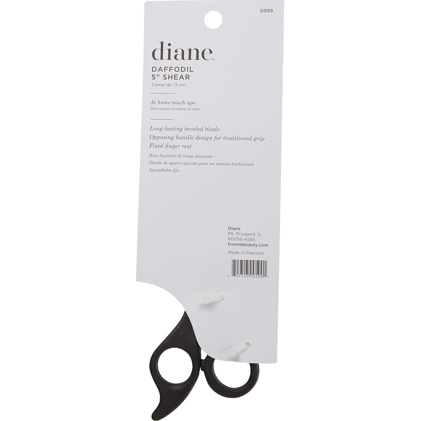 Tijeras de Corte de Cabello Diane Daffodil 12.7 cm Acero Japonés