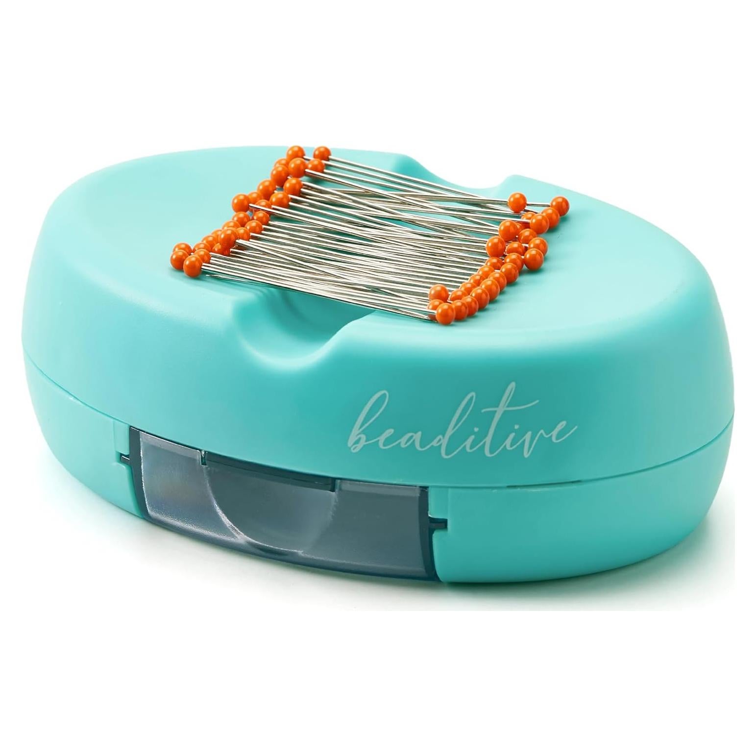 Cojín Magnético Beaditive para Alfileres con Cajón - 50 Alfileres