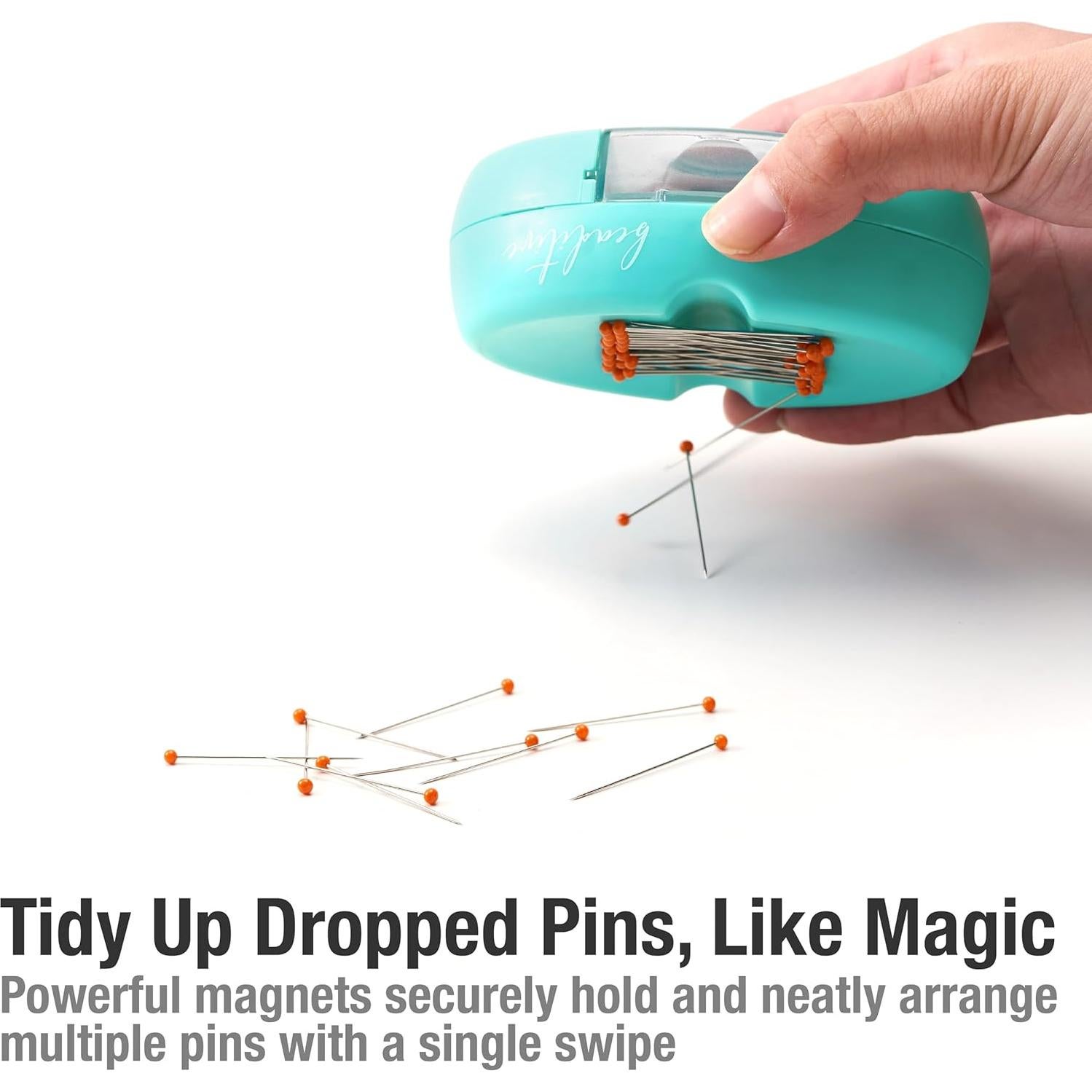 Cojín Magnético Beaditive para Alfileres con Cajón - 50 Alfileres