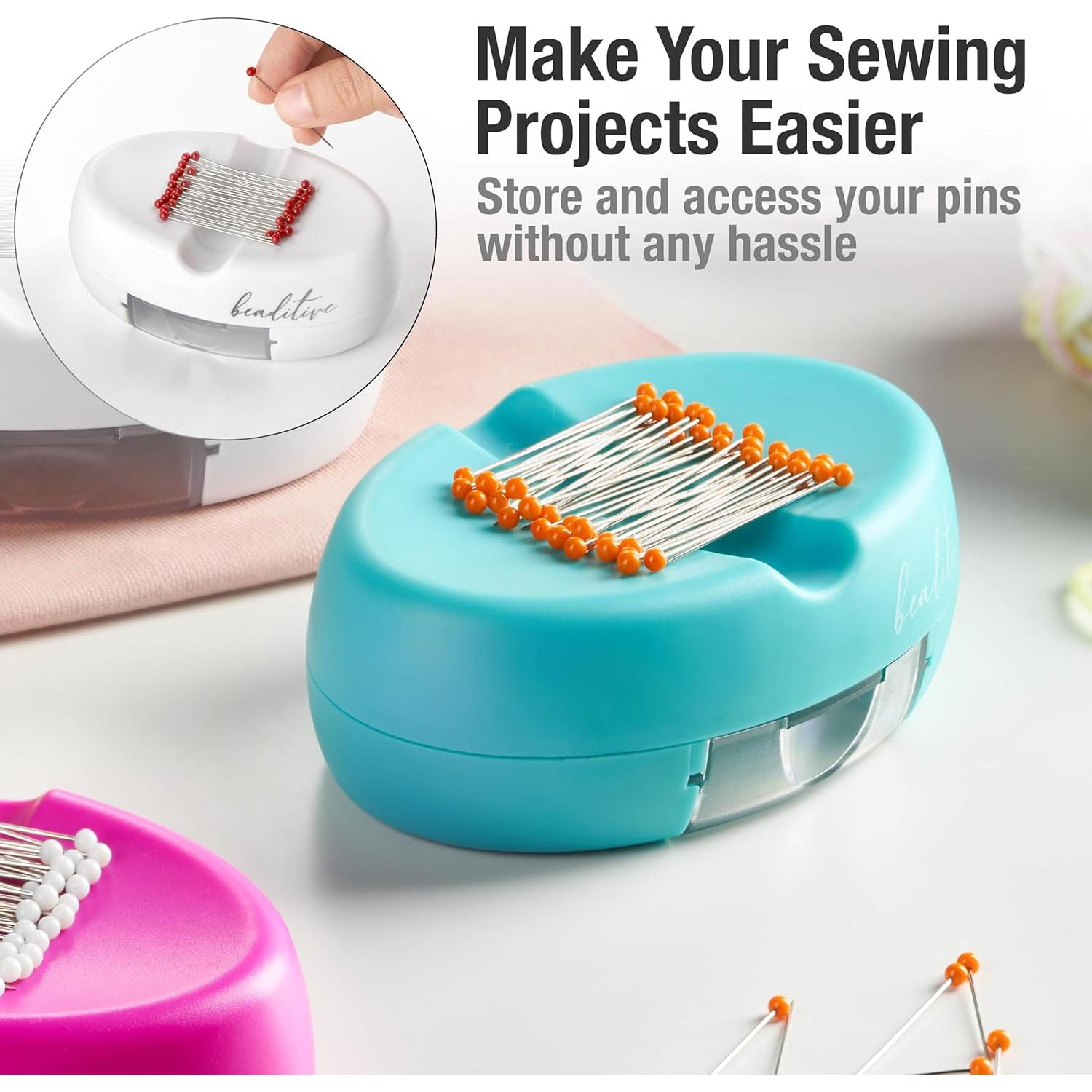 Cojín Magnético Beaditive para Alfileres con Cajón - 50 Alfileres