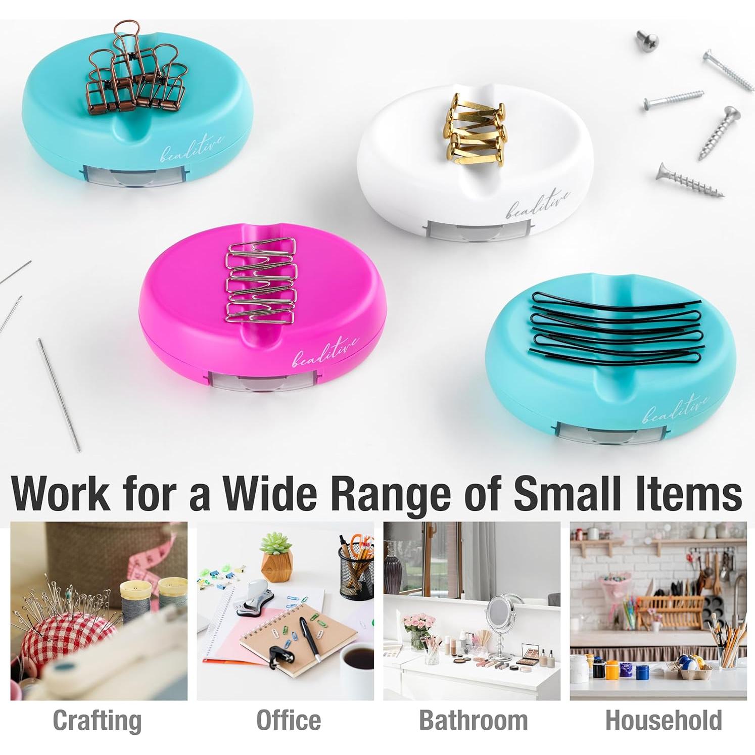 Cojín Magnético Beaditive para Alfileres con Cajón - 50 Alfileres