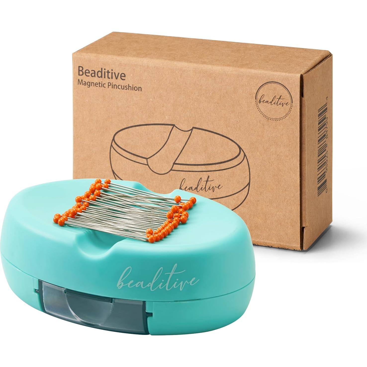 Cojín Magnético Beaditive para Alfileres con Cajón - 50 Alfileres