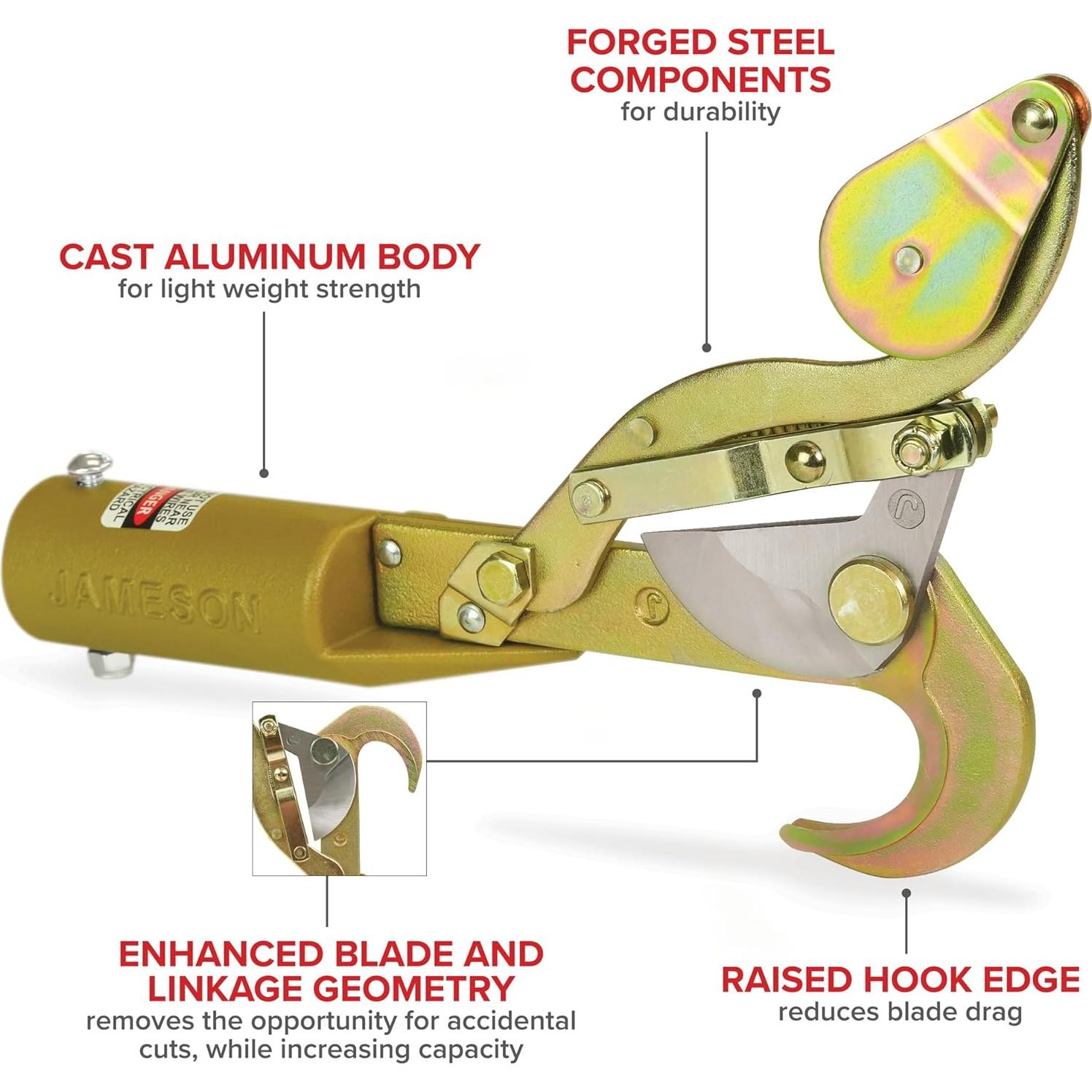 Podadora Lateral Jameson JA-14 Alta Resistencia 3.18 cm