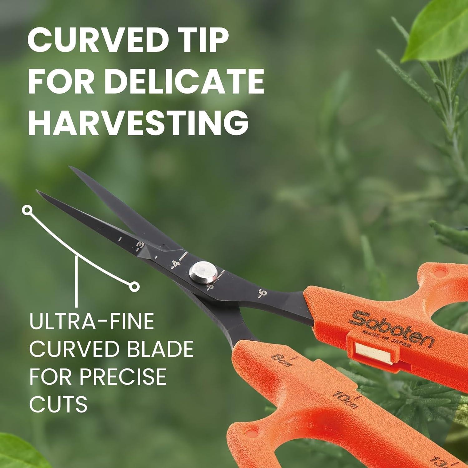 Tijeras de Cosecha Saboten PT-2 - Acero Inoxidable Japonés