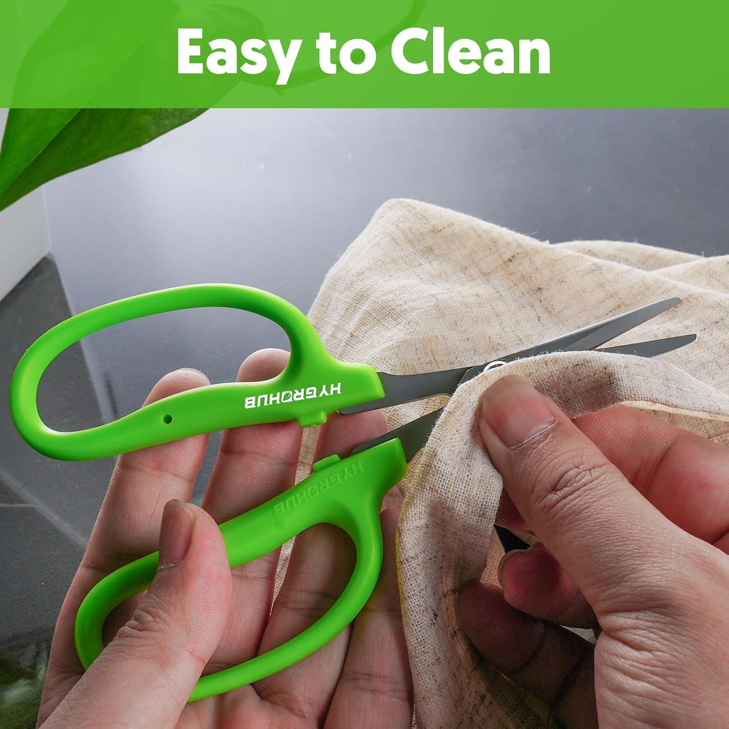 Tijeras de Jardín Hygrohub 15.24cm Cuchilla Curvada Acero Inoxidable