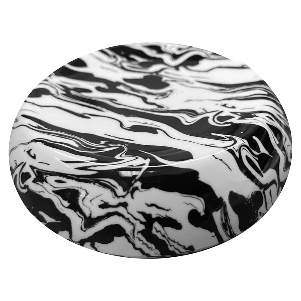 Alfilerero Magnético Grabbit Swirl Blanco/Negro 10.8 cm