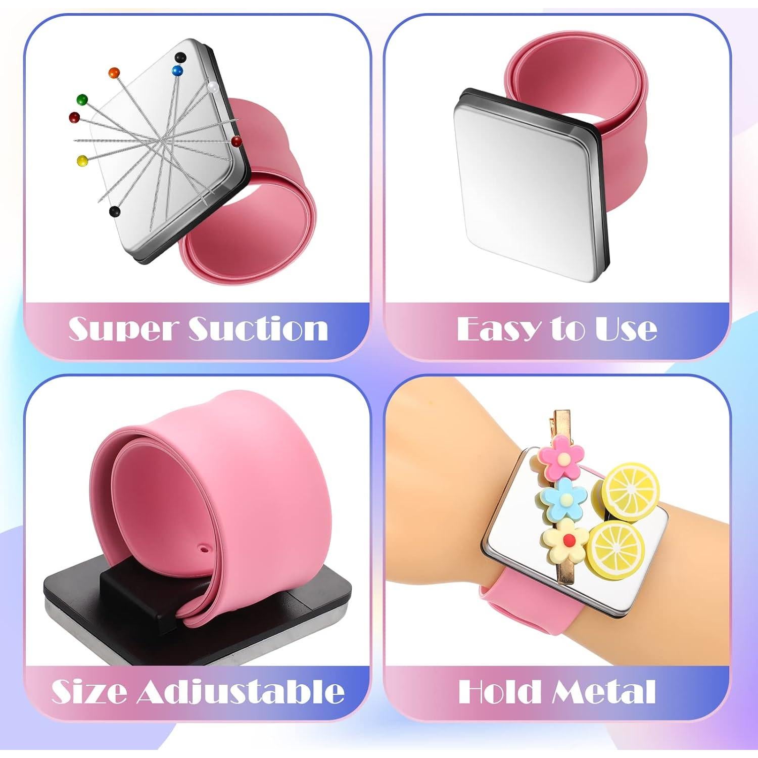 Soporte Magnético para Alfileres Jexine - 3 Piezas Ajustables