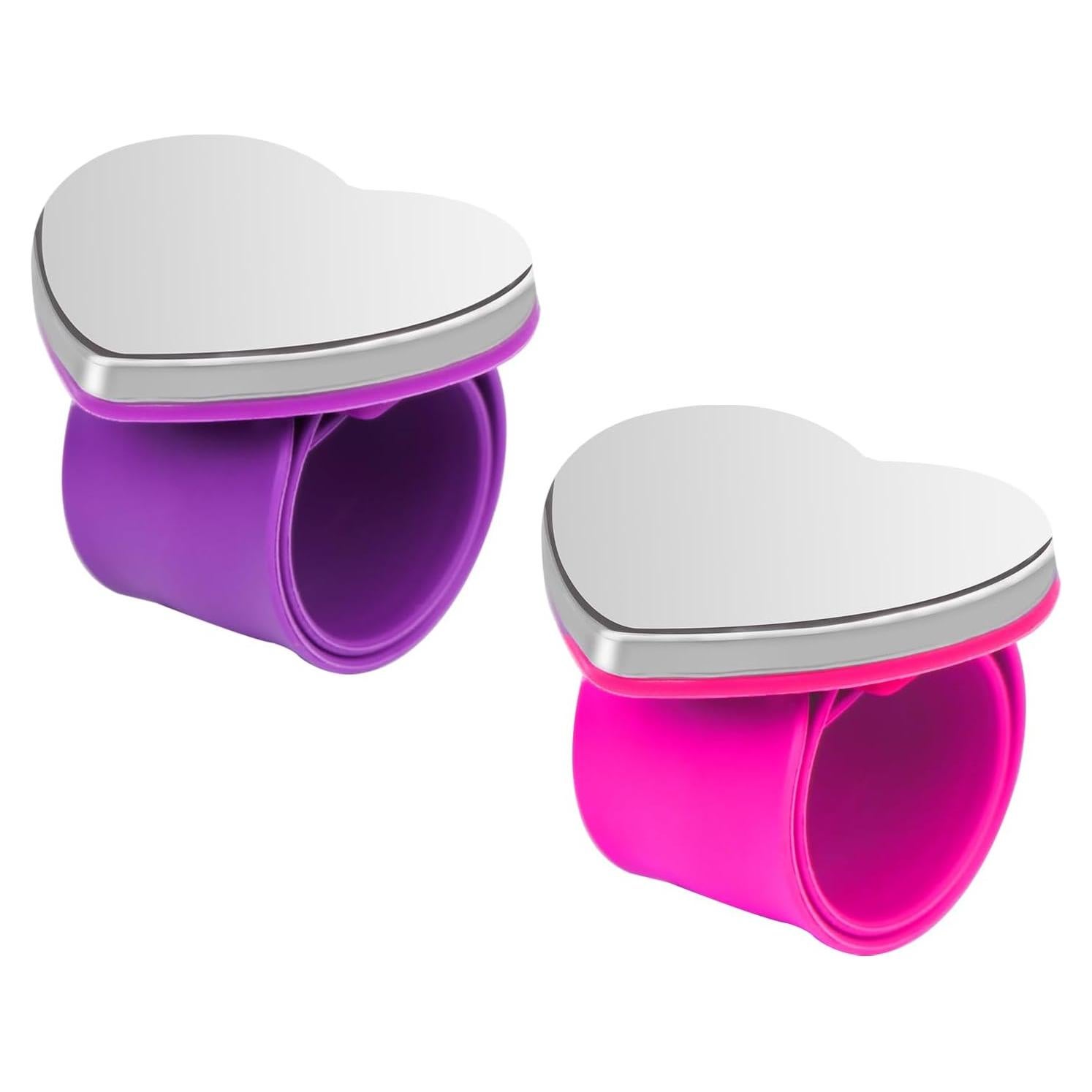 Muñequera Imán para Alfileres Hilltian 2 PCS Morado/Rosa