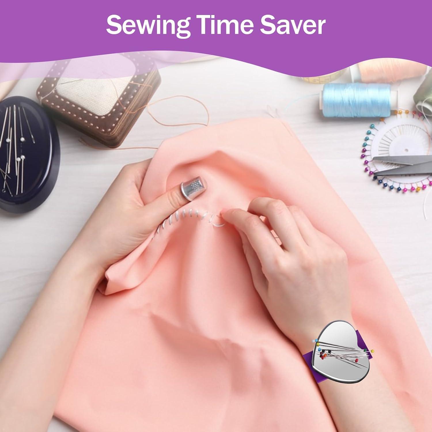 Muñequera Imán para Alfileres Hilltian 2 PCS Morado/Rosa