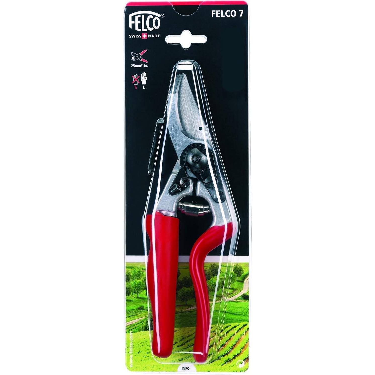 Tijeras de Podar Felco F7 - Ergonomía y Corte Preciso 2.54 cm