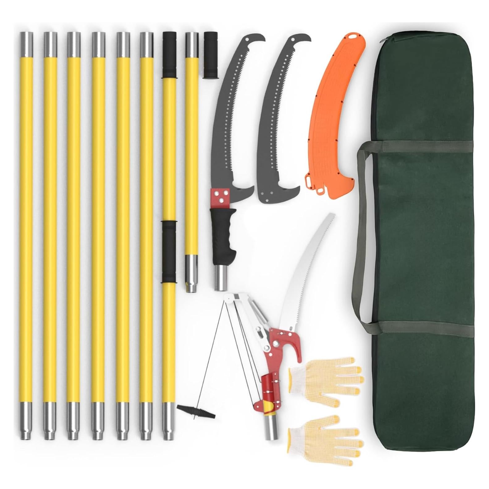 Sierra de Poste Extensible LETYANGER 2.2-8.2 m con Podadora