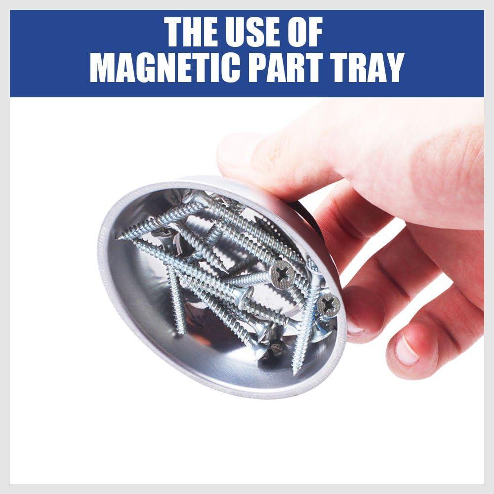 Bandeja Magnética HORUSDY Acero Inoxidable 3 Piezas 7.62-15.24 cm