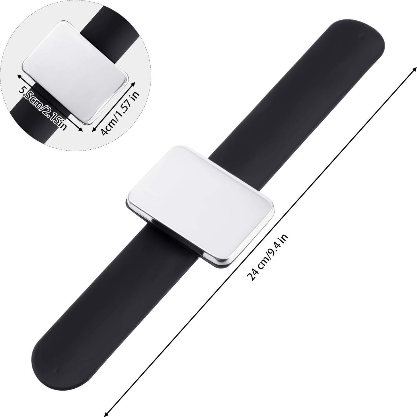 2 Piezas Pulsera Magnética de Silicona WILLBOND para Costura