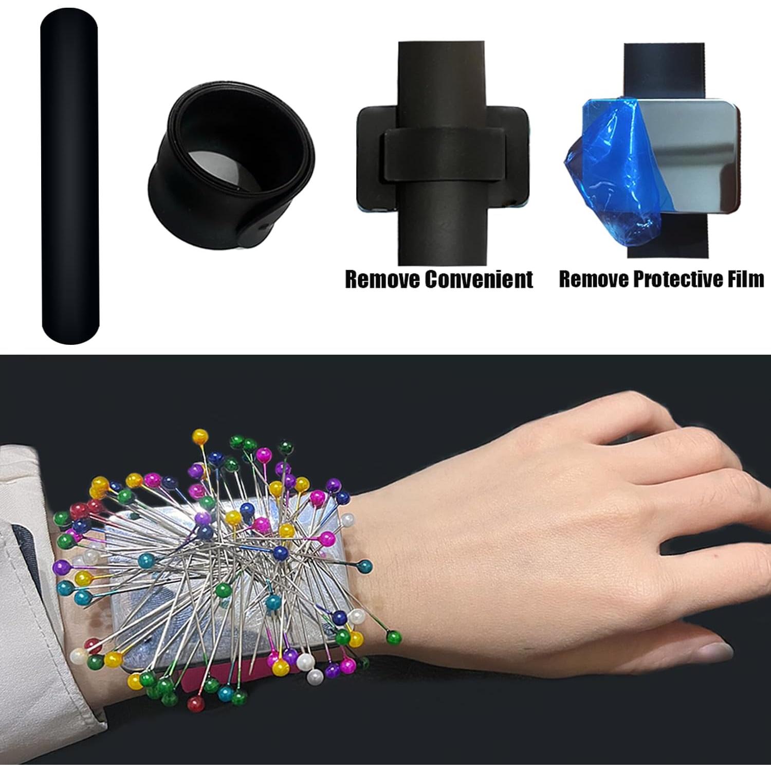 Muñequera Magnética Rabetly 2 Piezas para Costura y Estilo