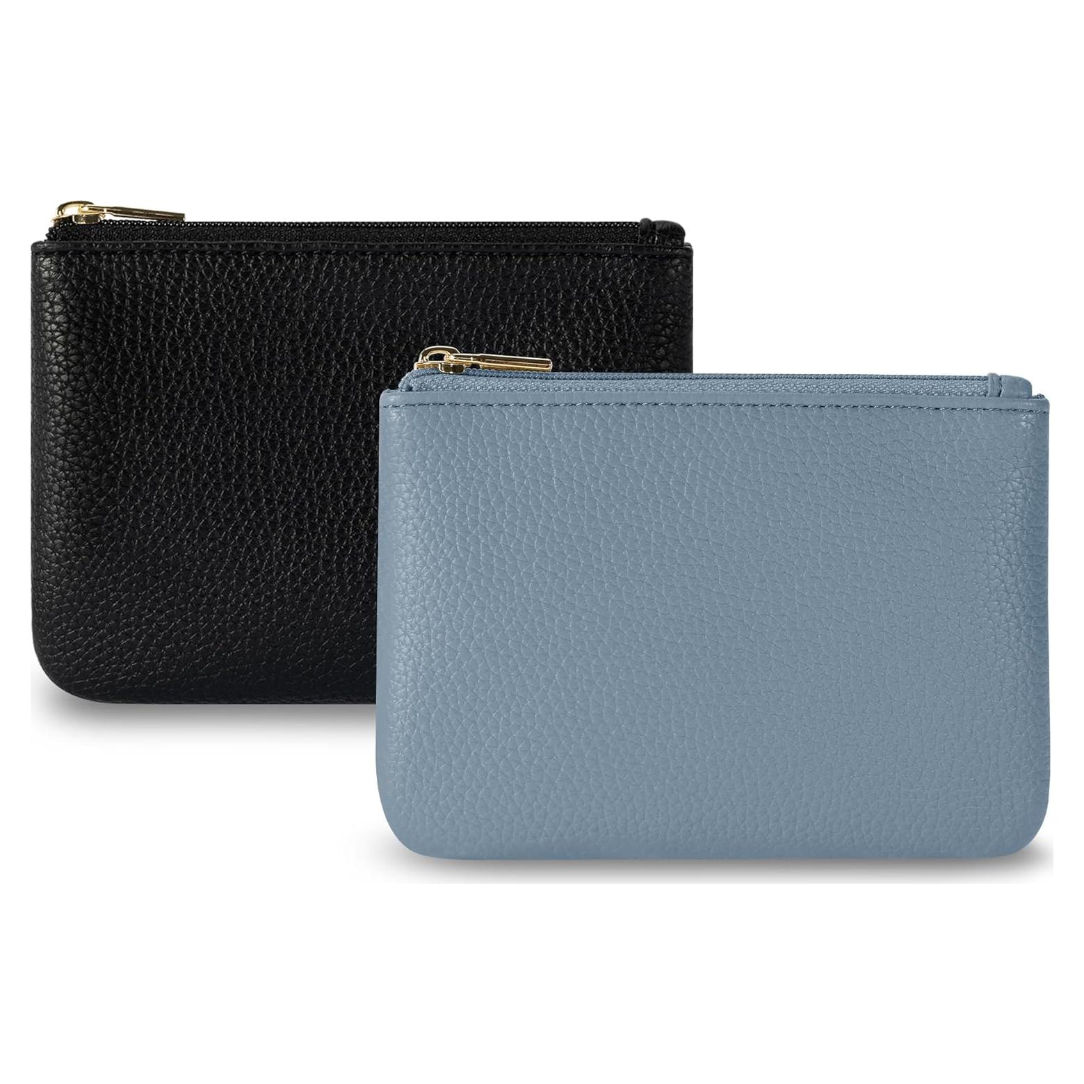 Monedero de Cuero PU Chelmon Compacto 12.7x9.7cm Set 2 Colores