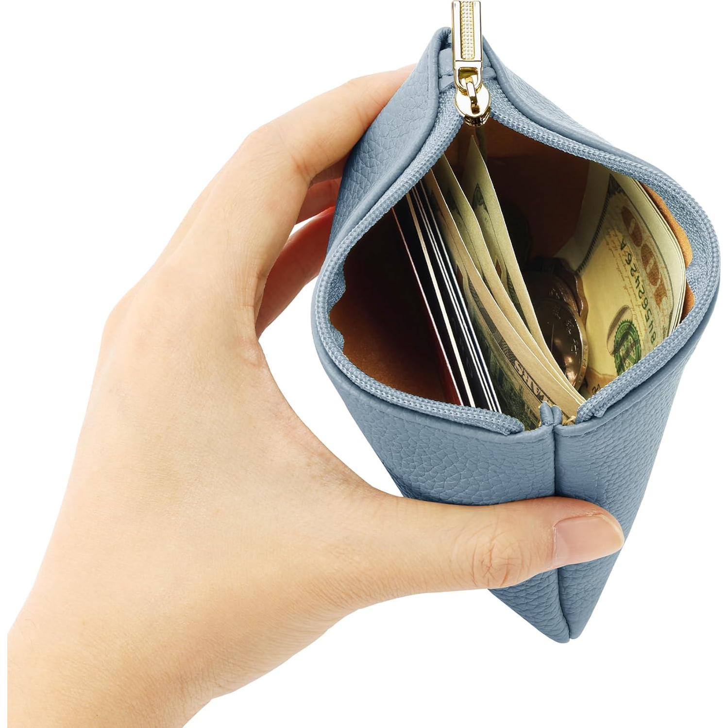 Monedero de Cuero PU Chelmon Compacto 12.7x9.7cm Set 2 Colores