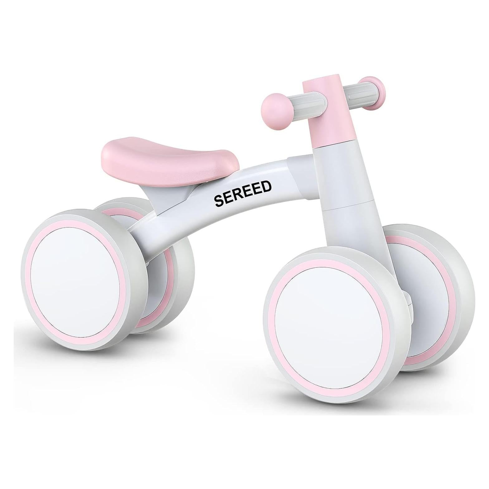 Bicicleta de Equilibrio SEREED UD30 Rosa para Bebés 1-2 Años
