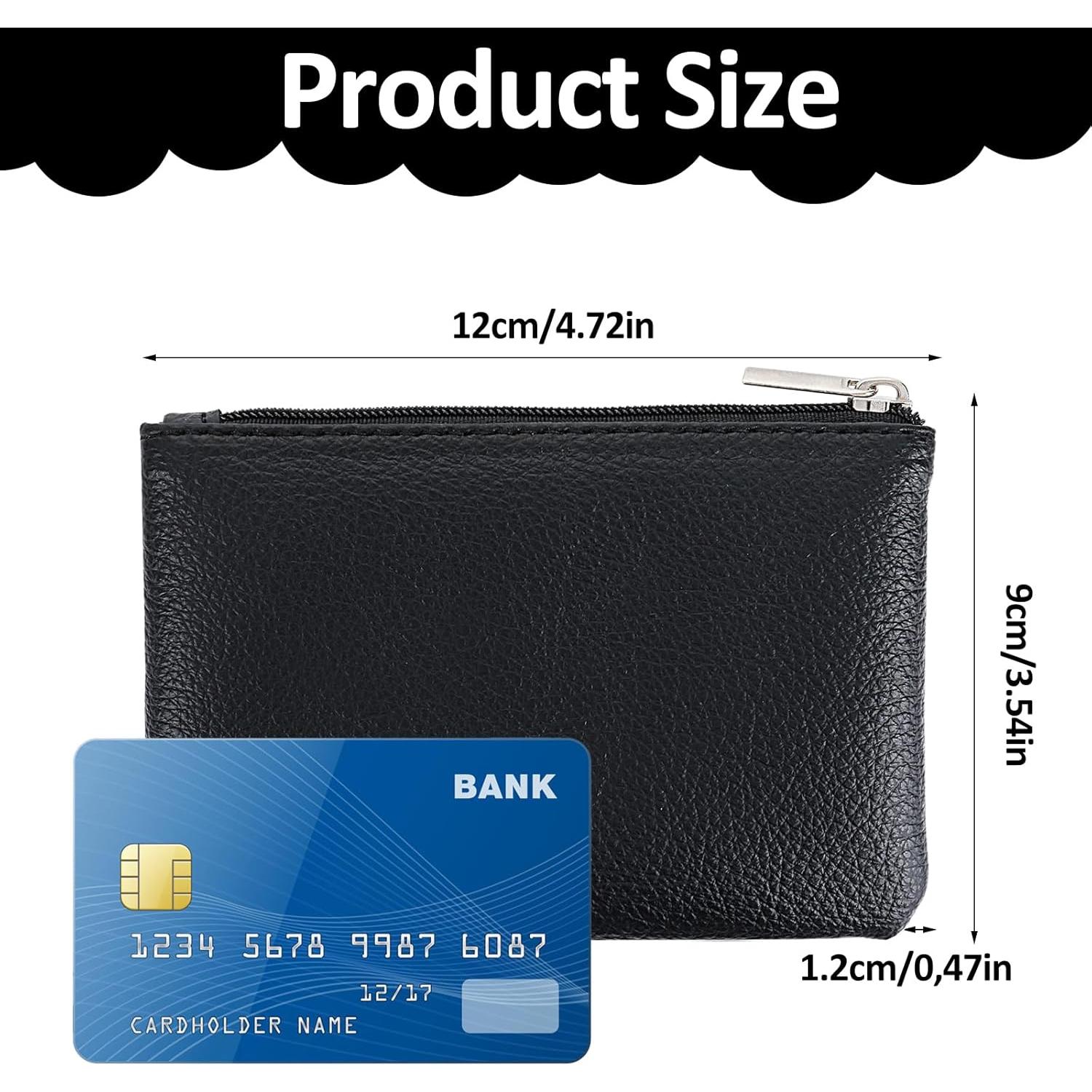 Billetera Pequeña Giantree para Mujeres - Monedero PU Negro