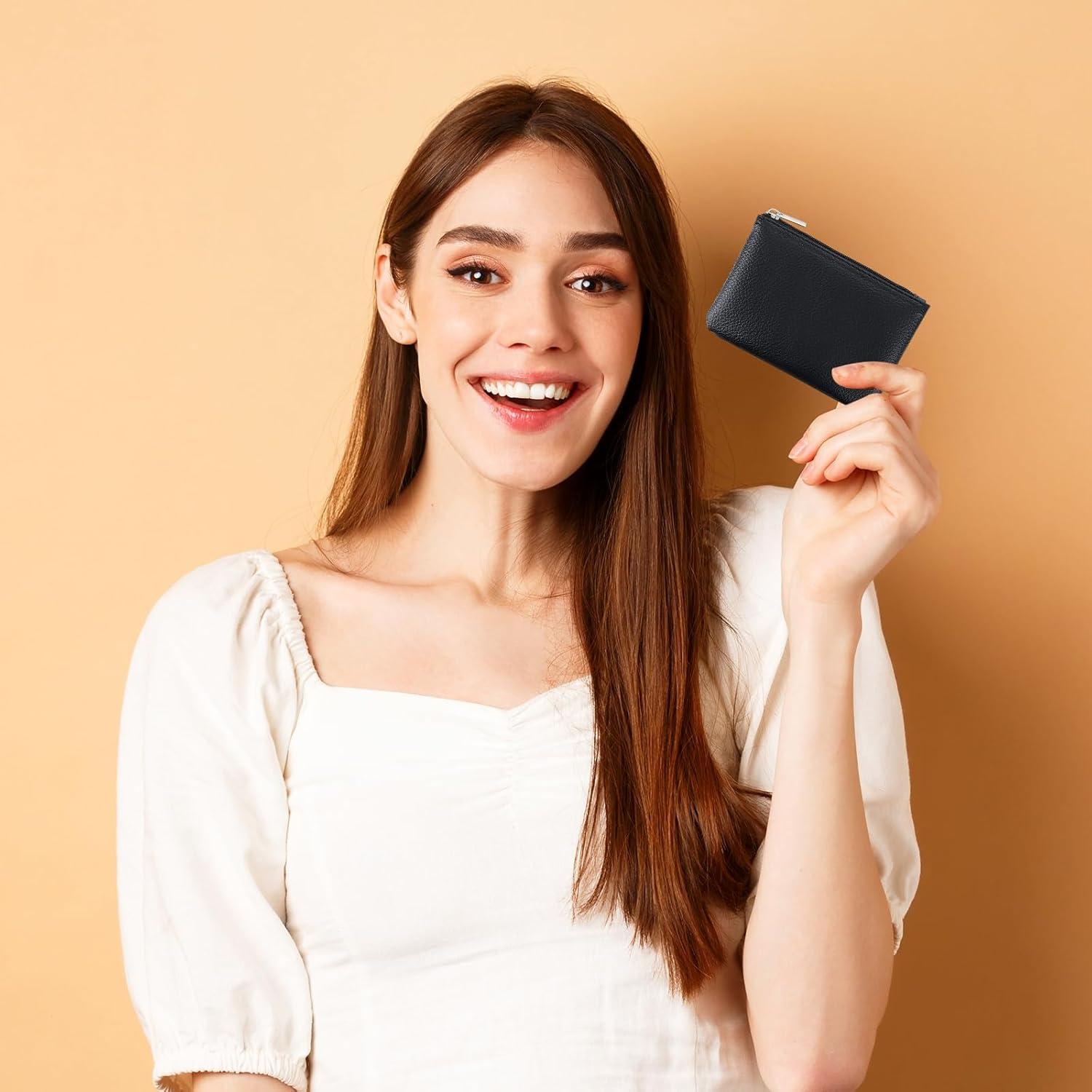 Billetera Pequeña Giantree para Mujeres - Monedero PU Negro