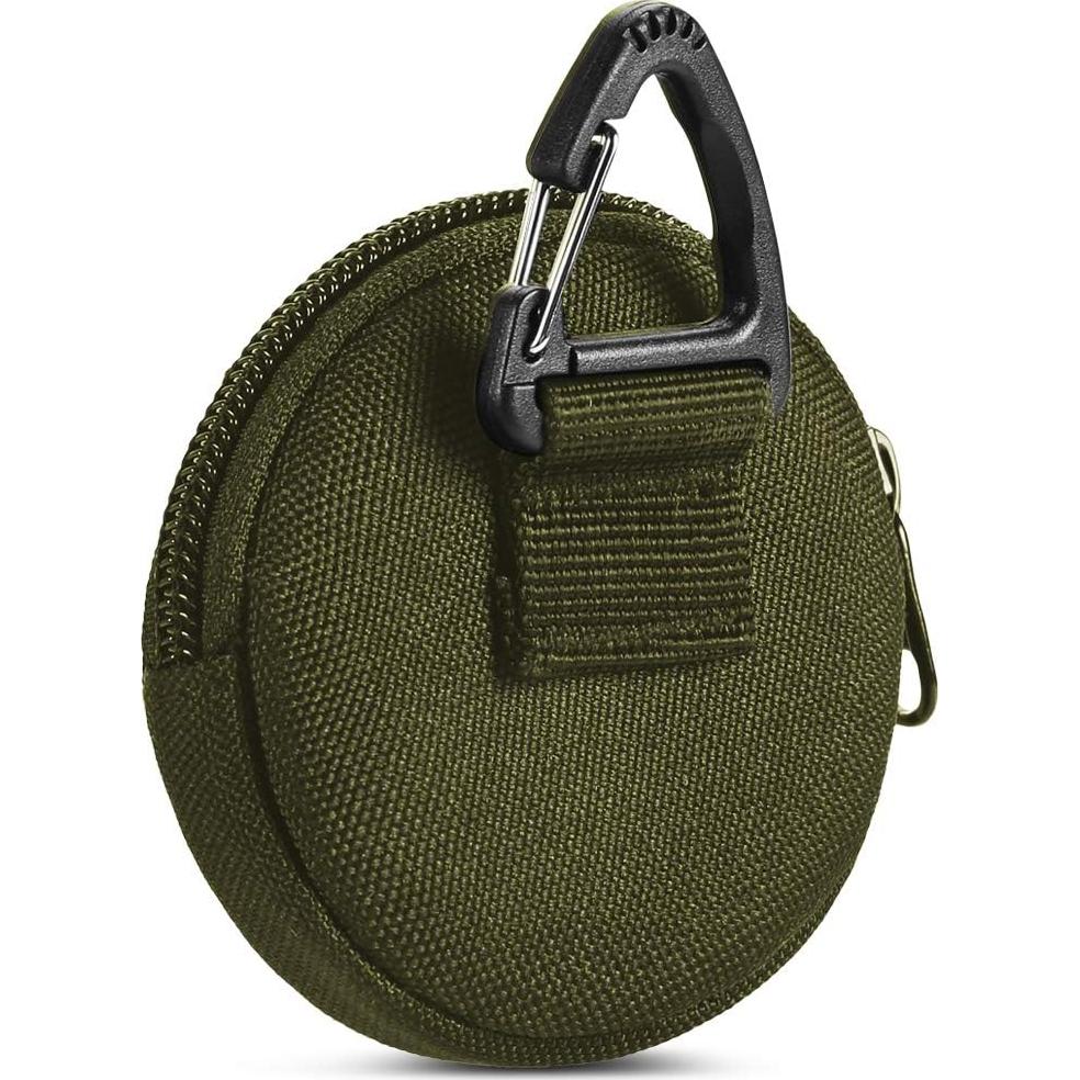 Monedero Táctico con Llavero 900D Oxford 7.5cm Verde 2PCS