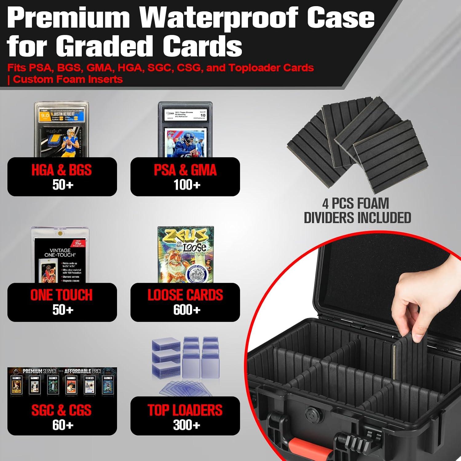 Caja de Almacenamiento de Tarjetas HOSOCASE 300+ PSA Impermeable