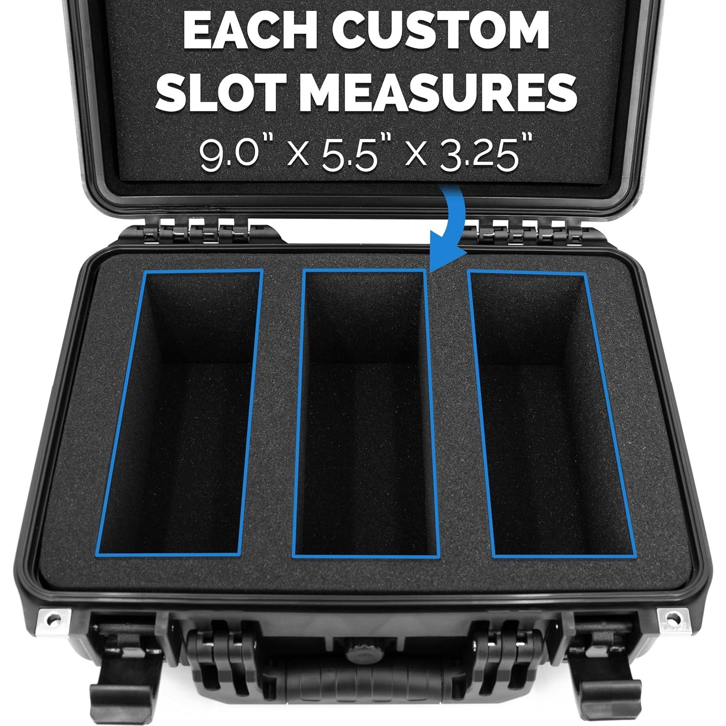 Estuche de Almacenamiento para 100 Tarjetas Calificadas CASEMATIX