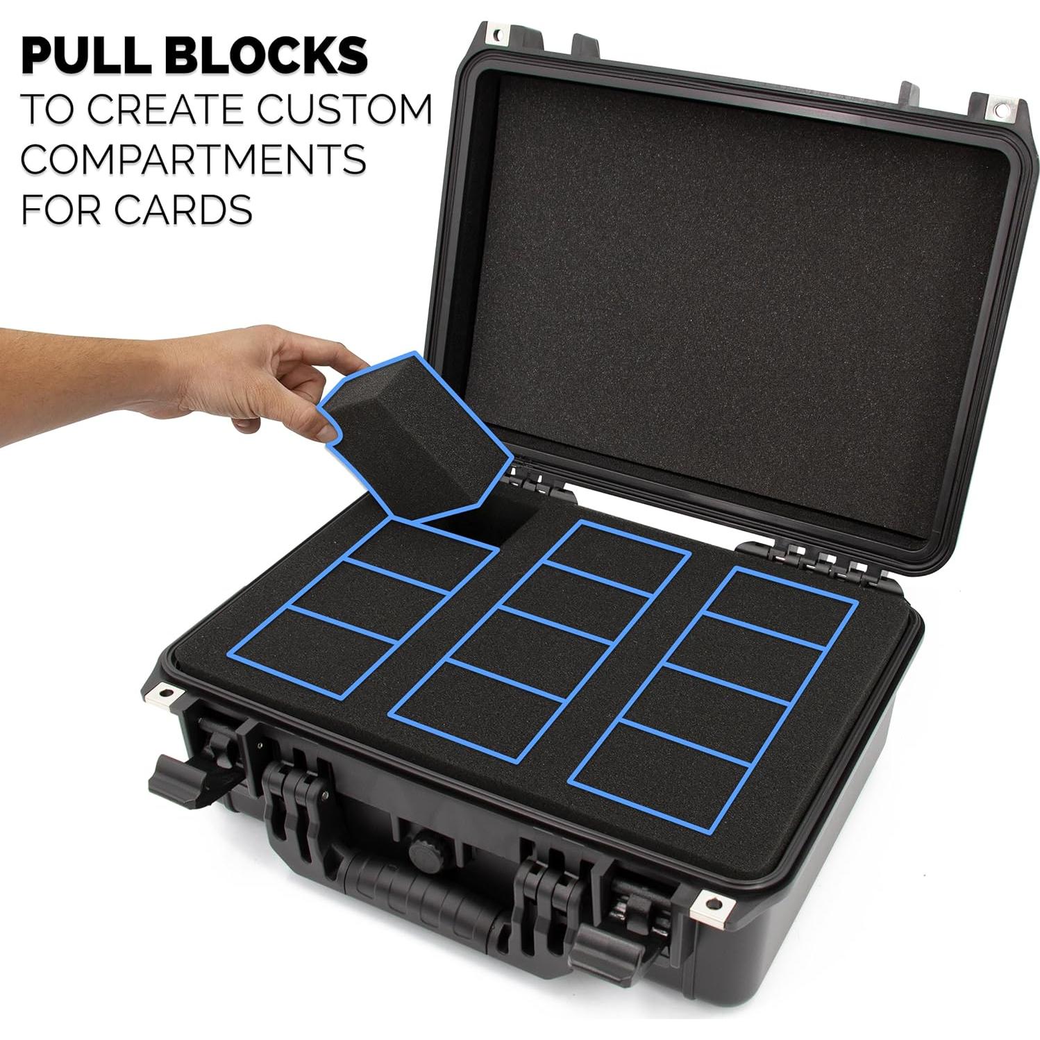 Estuche de Almacenamiento para 100 Tarjetas Calificadas CASEMATIX