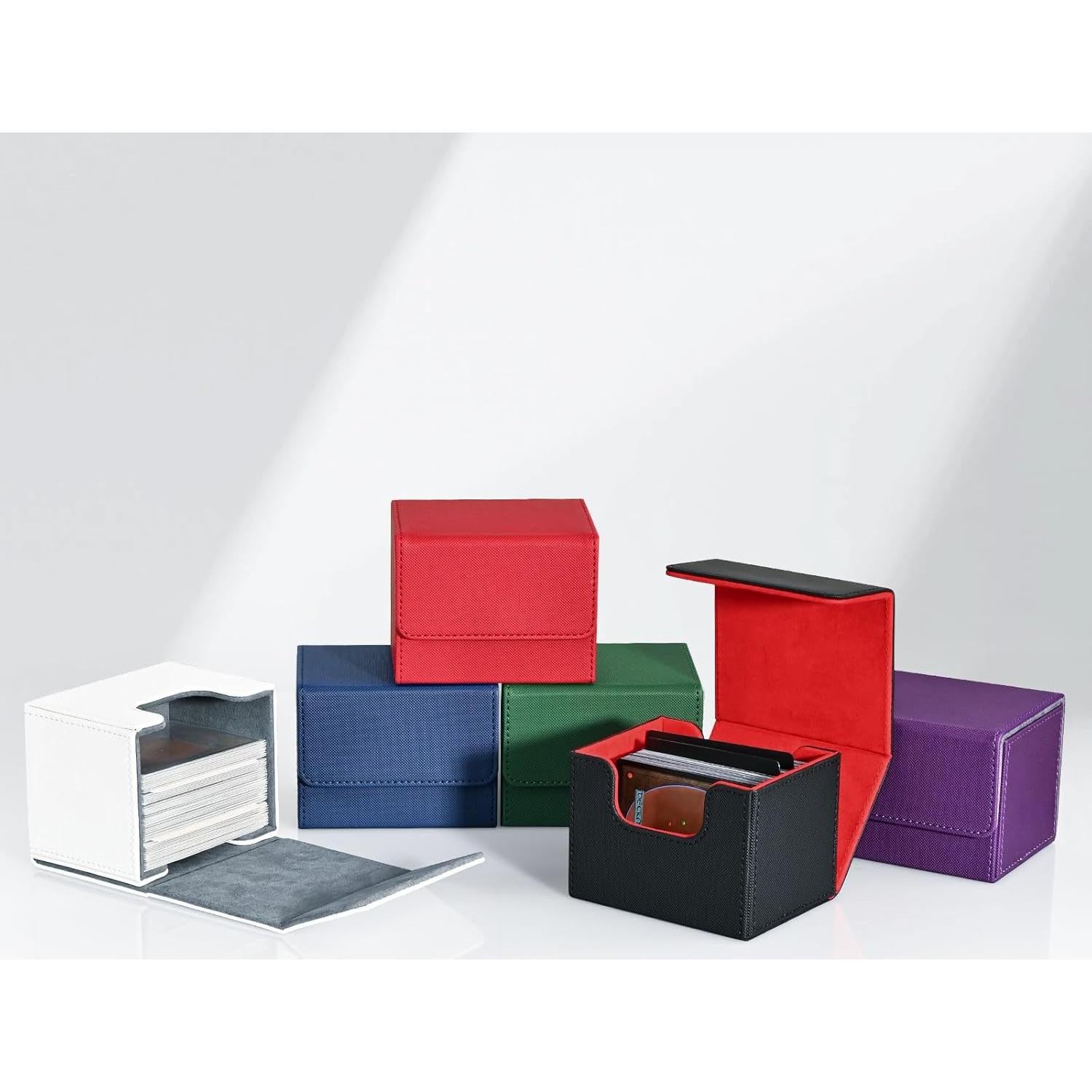 Caja de Barajas ZLCA para Cartas Coleccionables Negra 120+ Cartas