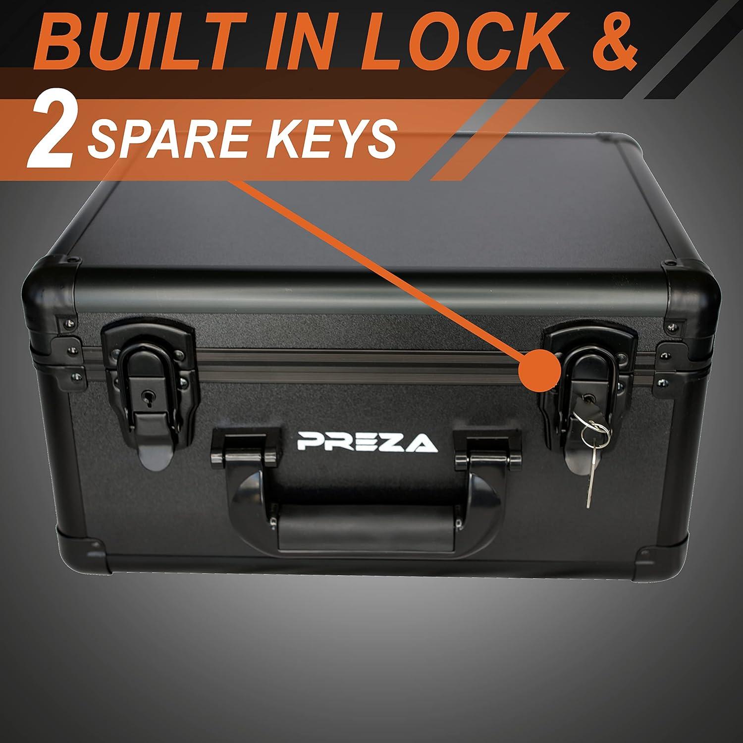 Caja de Almacenamiento de Cartas PREZA - 36 Litros, Negra