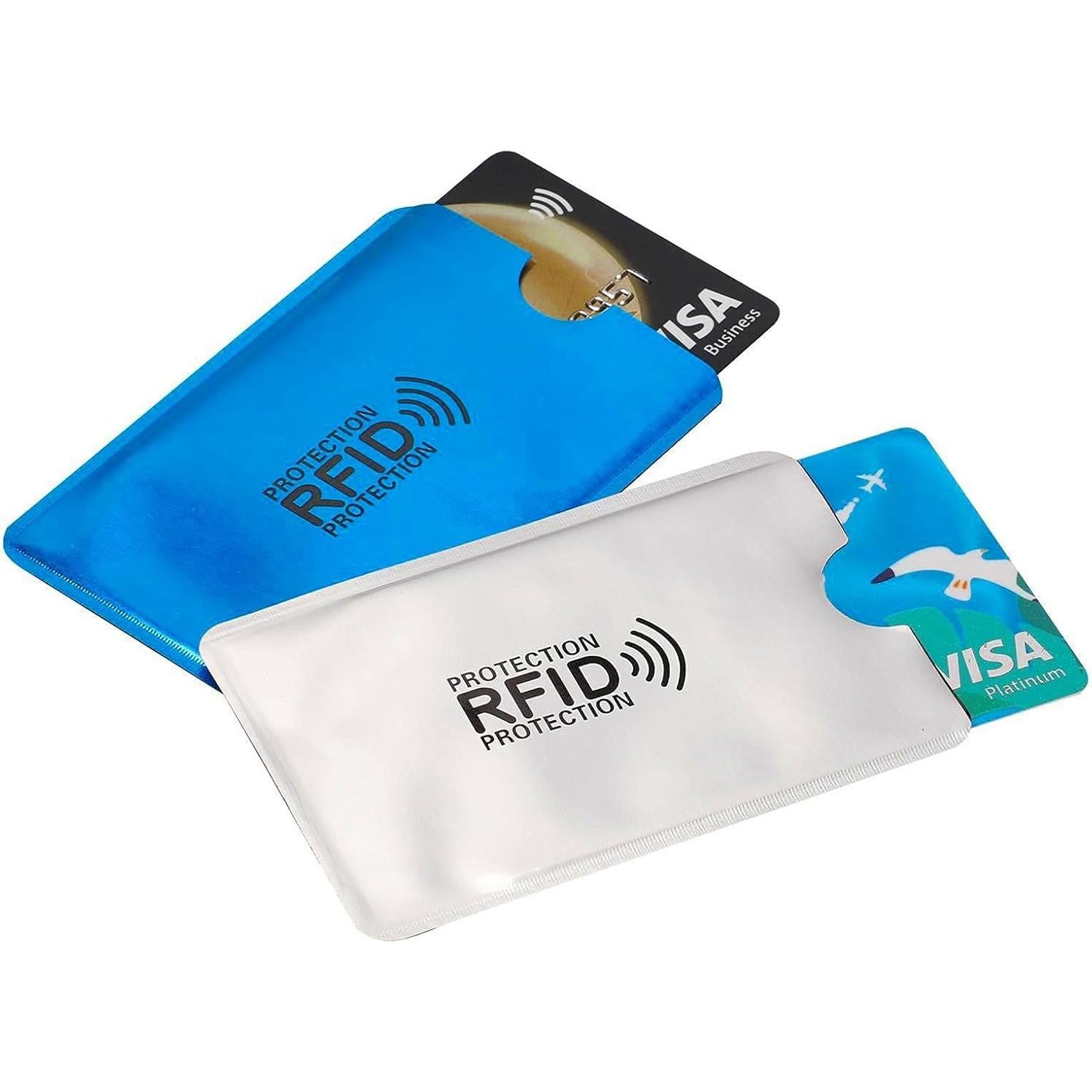 Juego de Fundas Bloqueadoras RFID Luumxai - 10 Tarjetas y 4 Pasaportes