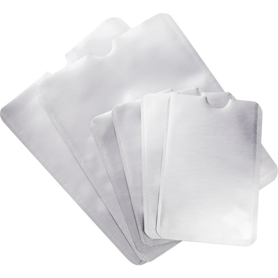 Manga Bloqueadora RFID Antirrobo Zhiheng para 4 Tarjetas y 2 Pasaportes