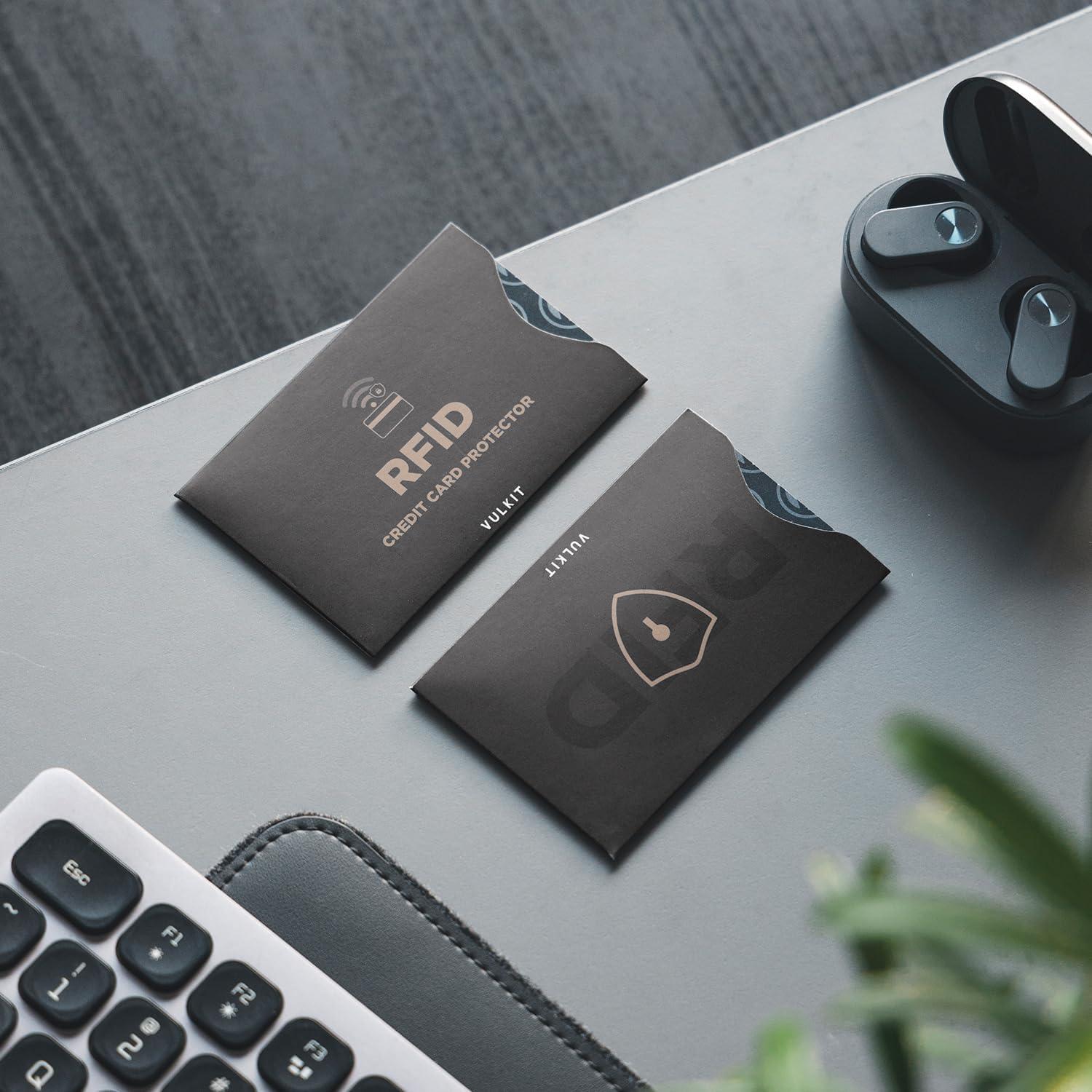 VULKIT Fundas Bloqueadoras RFID 8 Tarjetas y 2 Pasaportes