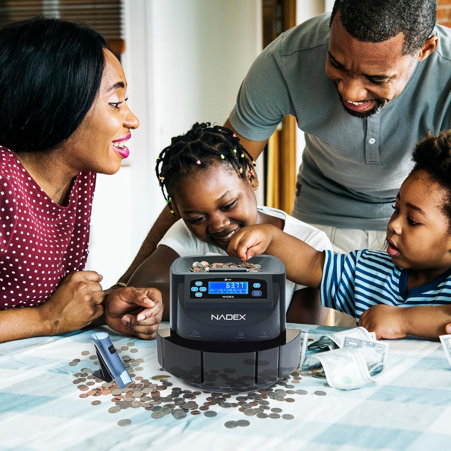 Contador y Clasificador de Monedas Nadex S540 Pro - 300 Monedas/min