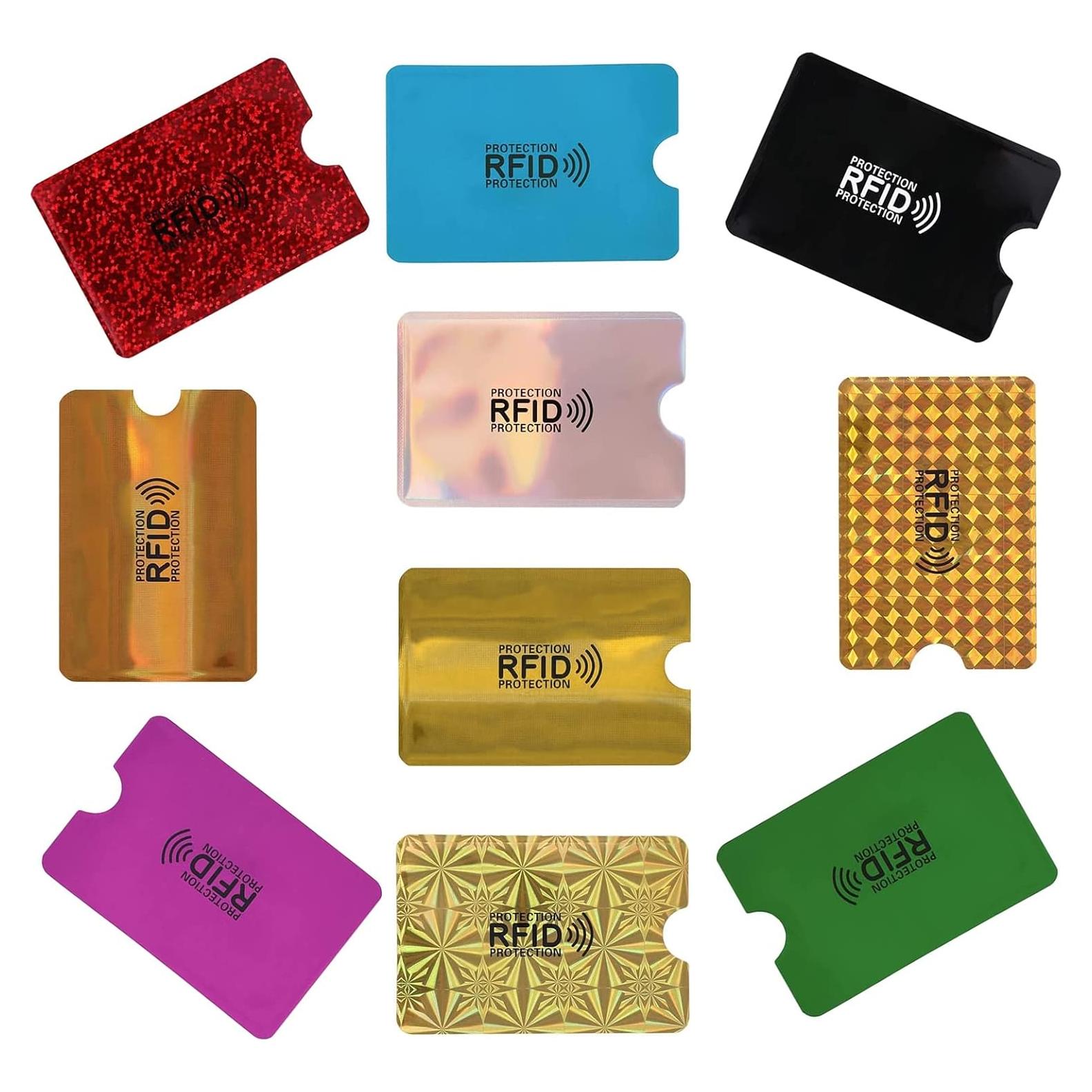 Set de Fundas Rfid Shudyear para Tarjetas - 10 Piezas Coloridas