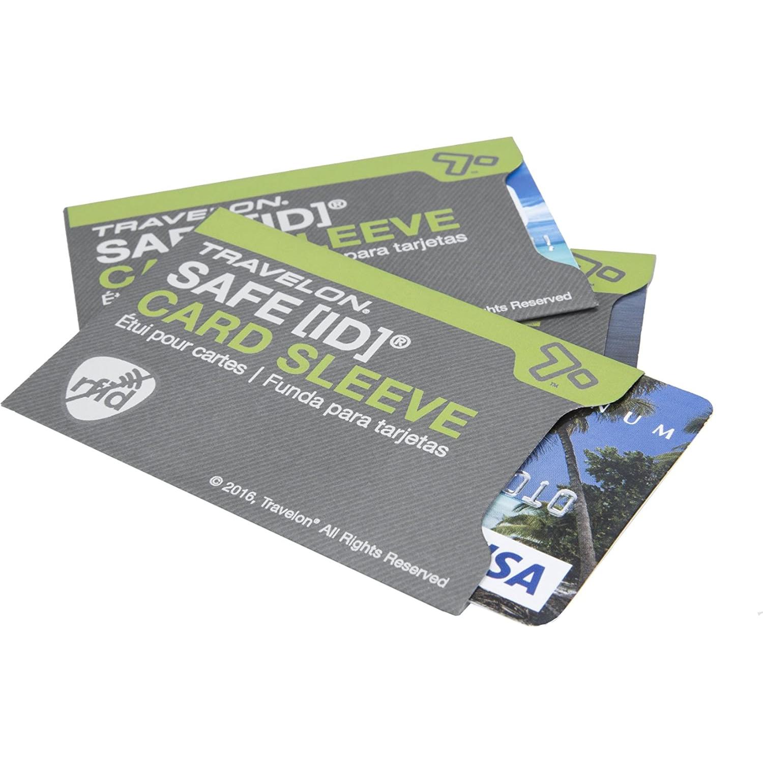 Set de 3 Fundas para Tarjetas RFID Travelon - Protección Viaje