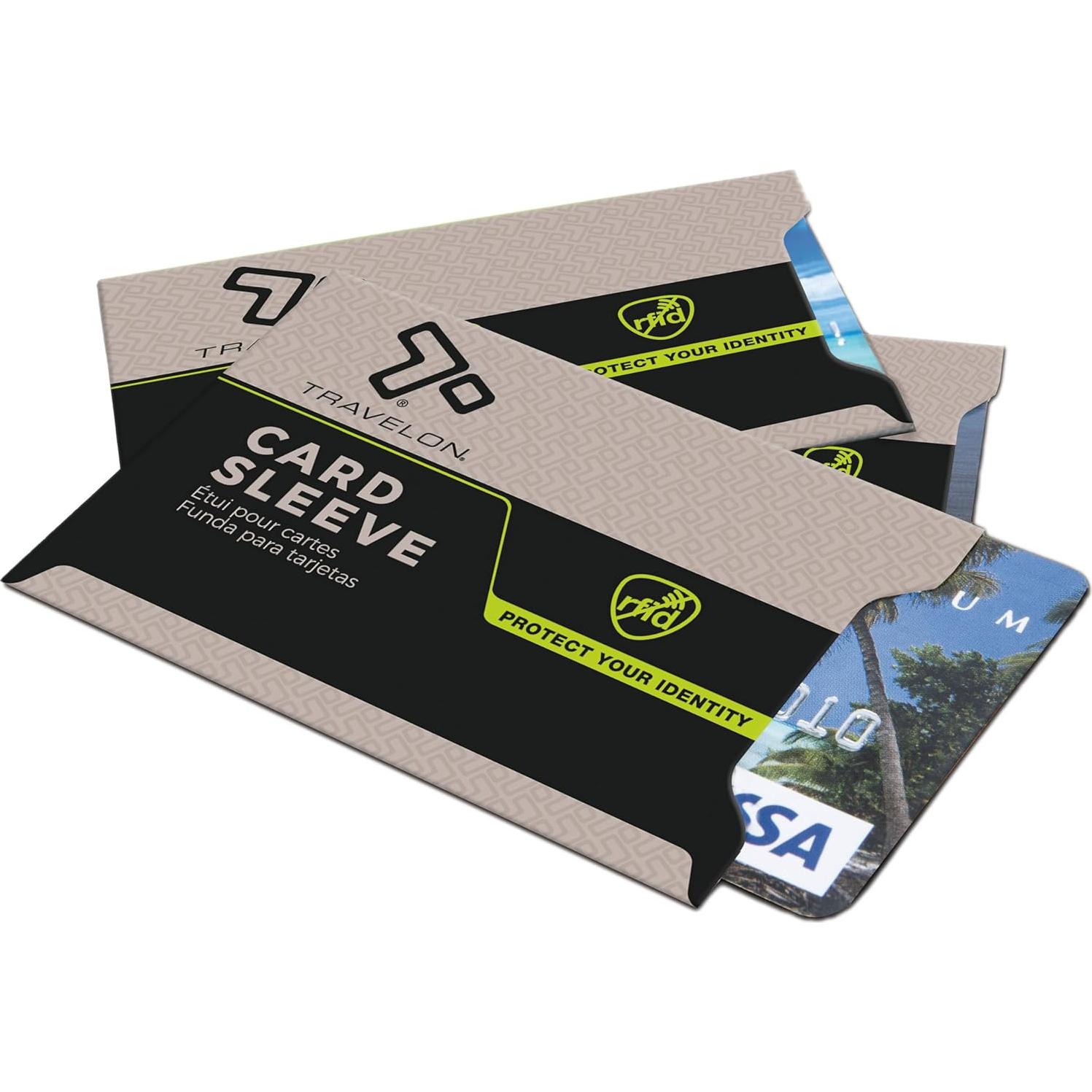 Set de 3 Fundas para Tarjetas RFID Travelon - Protección Viaje
