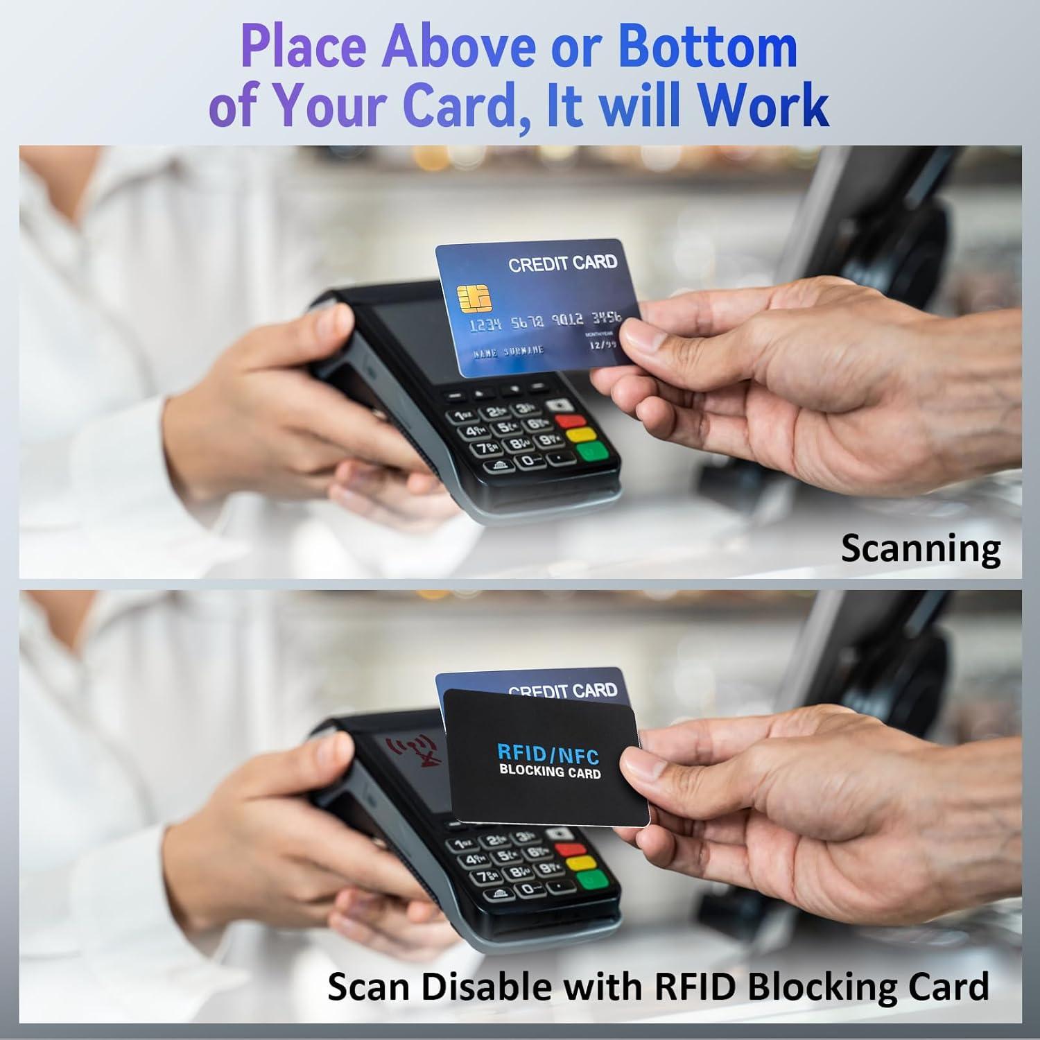 5 Pack Tarjetas de Bloqueo RFID Luumxai - Protección Pasaporte y Tarjetas