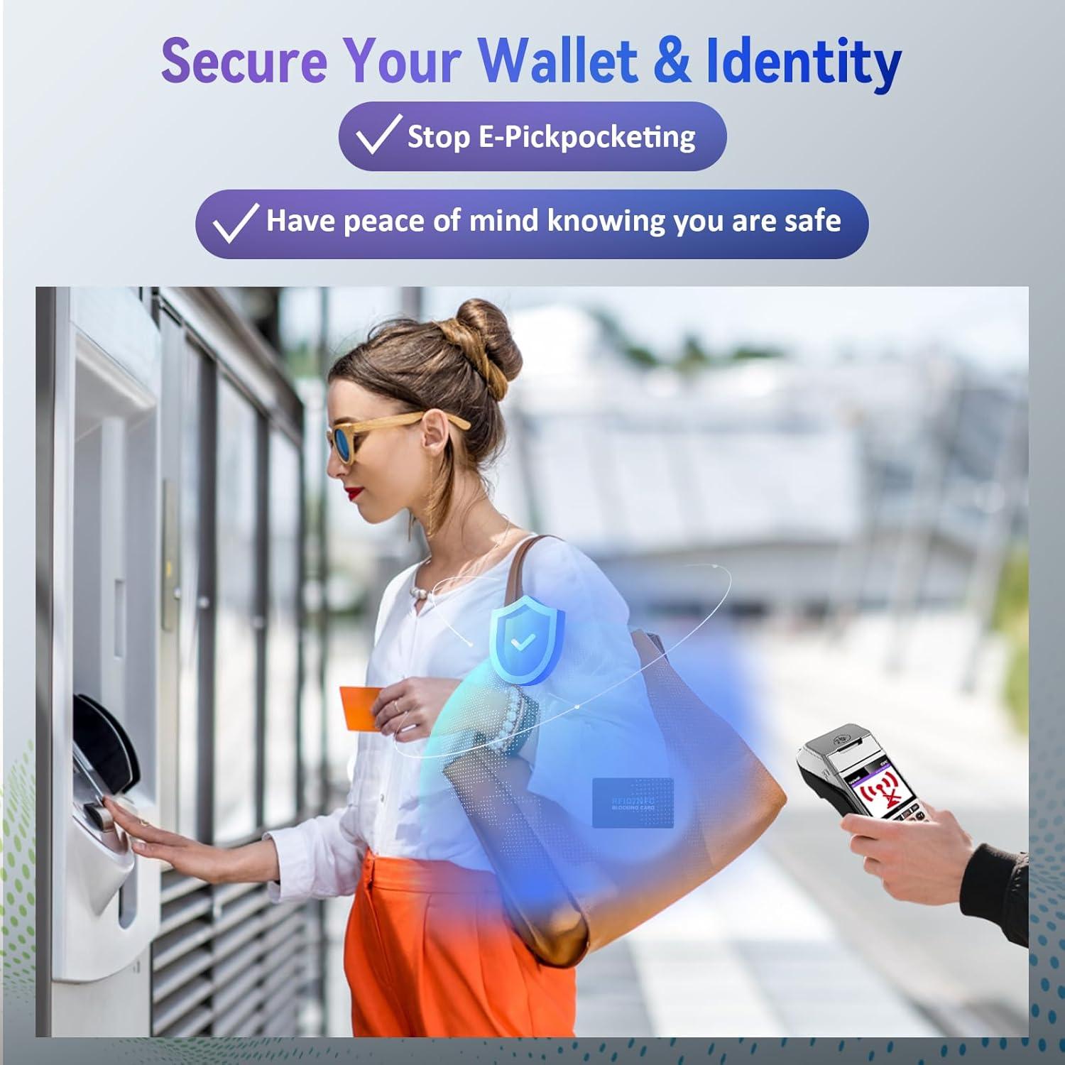 5 Pack Tarjetas de Bloqueo RFID Luumxai - Protección Pasaporte y Tarjetas