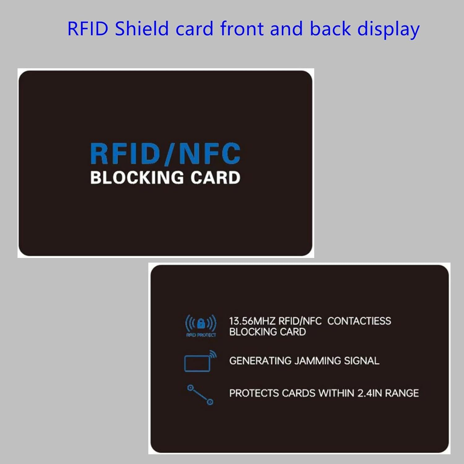 5 Pack Tarjetas de Bloqueo RFID Luumxai - Protección Pasaporte y Tarjetas