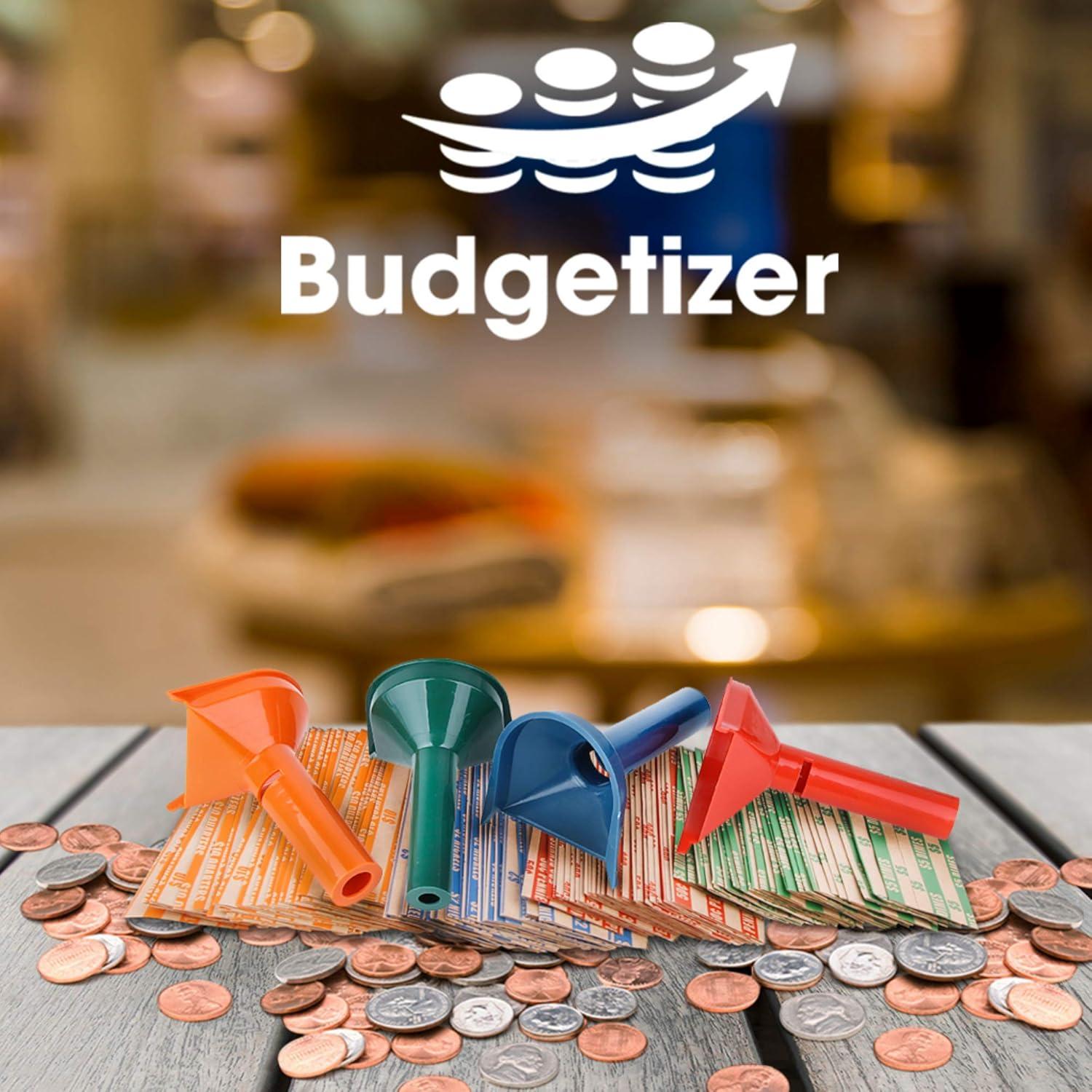 Tuberías Clasificadoras de Monedas Budgetizer - 4 Colores + 100 Envolturas